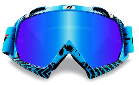 NENKI Motocross Brille, Motorradbrille, ATV Dirt Bike Off Road MX-Fahrbrille, Skibrille für Damen und Herren, Crossbrille mit Anti-Fog/UV Schutz