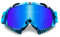 NENKI Gafas de motocross NK-1019 MX ATV Off Road Dirt Bike Gafas unisex para adultos (flecha azul, lente azul iridio)