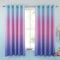 Catherine Lansfield Ombre Rainbow Clouds Vorhänge mit Ösen, 168 x 183 cm, Pastellfarben