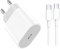 TELEFONMAX USB C Ladegerät für iPad Pro, 20W USB C Schnellladegerät Super Fast Netzteil USB C Ladegerät mit XXL 2 Meter USB C Kabel kompatibel mit iPad Pro 12.9 11,iPad Air5/4,Galaxy S22 S21