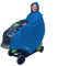 GOTITA - Wasserdichter Poncho für Elektrorollstuhl/Scooter - Rollstuhlmantel - Regencape für Elektrorollstuhl - Italienisches Design - Größe Electric/Scooter L (Hellblau)