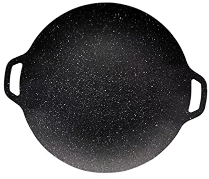 Stovetops BBQ Nonstick Cooking Meat, Frying Pan for Teppanyaki Camping Grilling Accessories Outdoors, Multi, 34cm