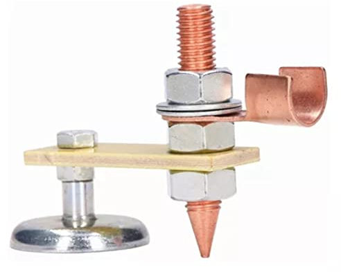 Testa di Saldatura Magnetica, Morsetto di Massa Per Saldatura, Supporto Per Saldatura Magnetica Testa Singola Testa di Saldatura Magnetica Materiale Isolante Supporto Per Saldatura Magnetica Morsetto