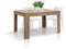 PAZZO DESIGN Table extensible Nina, chêne rustique, mélaminé, table de cuisine, table de salle à manger, table de salon, fabriquée en Italie, 120 x 80 x 77 cm - id_1870