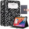 Anpredo Hülle für iPad 10.9 Zoll 10th Generation mit Stifthalter, Auto Wake/Sleep, Smart Folio Cover für iPad 10 Gen, iPad (A16) 11th Generation 11 Zoll 2025, Composition Book
