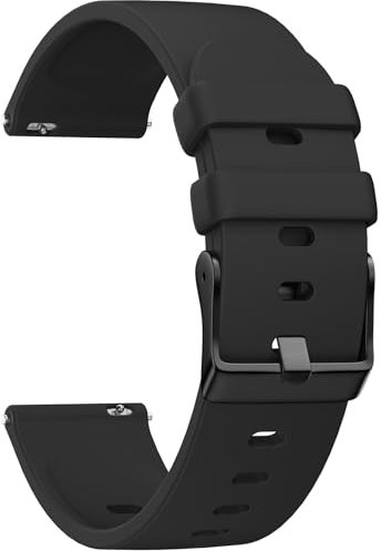 Higgs 22mm Silicone Cinturino Compatibile con Amazfit GTR 3/3 Pro/per Amazfit GTR 2/2e/per Amazfit GTR 47 mm/per Amazfit Stratos 2/3/Pace/Zepp Z, Sportivo Cinturini Xiaomi Mi Watch/S1/S1 Active