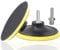 Treki 2Pcs 5 Inch/125mm Hook and Loop Backing Pads with M14 Drill Adapter Polisher Backer Plate Sanding Disc Pads for Orbital Sander Buffer Polisher
