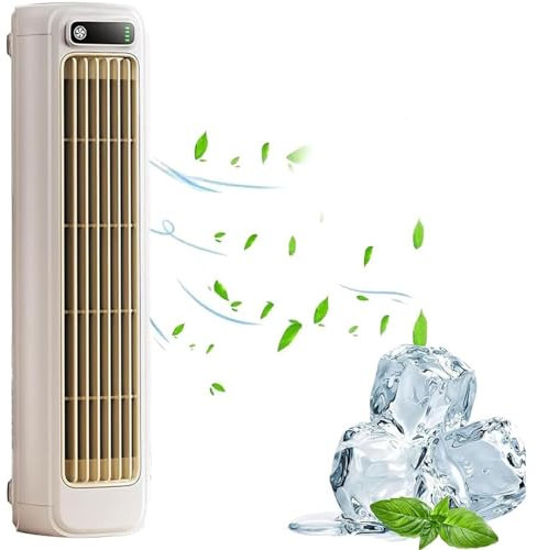 Shirem Cooling Ace, Relaxix Cooling Ace, Outfany Cooling Ace, Ventilateur De Refroidissement Pour Climatiseur Portable Silencieux Avec 3 Vitesses, Pour Chambre/bureau/cuisine,Gold