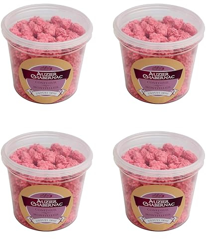 AUZIER CHABERNAC Pralines pâtissières aux amandes - Confiserie de Tradition : (Pot 200g : Lot de 4.)