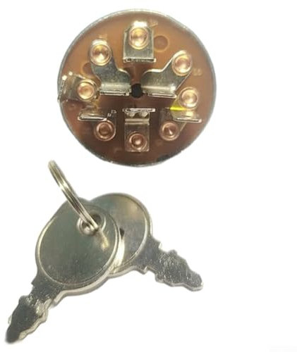 Interrupteur d'allumage pour tracteur de pelouse 4 positions, 7 bornes, type d'allumage magnéto