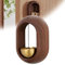 Feylona-Türklingel, Hölzerne Türklingel In Vogelform, Feylona-Aura-Türklingel, Magnetische Türklingel Aus Holz, Eingangstürklingel, Willkommen, Süße Dekorative Türklingel Für Zuhause (Oval)