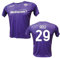 Generico Maglia Fiorentina Personalizzata Adli 29 creata utilizzando Maglia Calcio Replica Autorizzata 2024-2025 Taglie da Adulto (IT, Testo, XS, Regular, Regular, Viola)