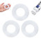 3Pcs Silicone Flush Valve Washer for Geberit, Valve Base Sealing Washer for 816.418.00.1, Clear Flush Repair Cistern Seal Compatible with Geberit, Replacement Rubber Ring for Geberit