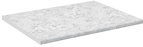 Arbeitsplatte aus weißem Marmor, 80 cm breit, aus hochwertigem Stein, elegante und langlebige Oberfläche für Ihre Küche oder Ihr Bad