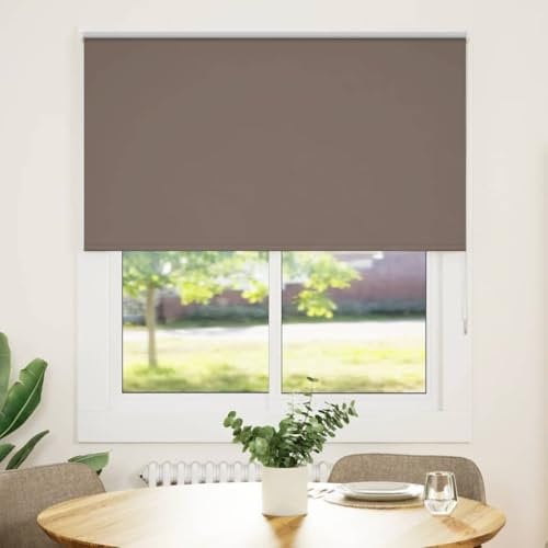 vidaXL Tenda a Rullo Oscurante 120x150 cm Larghezza Tessuto 116,6 cm, Tenda Diurna e Notturna, Tenda da Cucina, Tenda a Rullo Oscurante