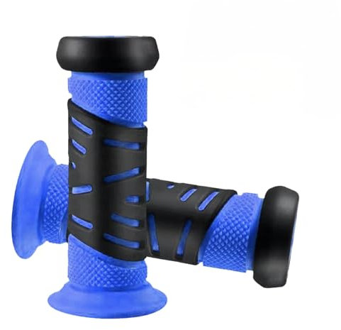 Batheidon Griffe Kinderfahrrad,Puky Handgriffe,puky handgriffe,Ergonomische Lenkergriffe mit Prallschutz für 22 mm Lenker, laufrad Griffe in Schwarz für Kinderfahrräder, Dreiräder und Roller (blau)