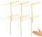 CLISPEED Jouet en Bois Libellule Volante pour Garçon et Filles 10Pcs Jouet à Friction Interactif pour Activités Familiales