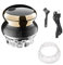 Uxsjakjsd Tondeuse Professionnelle pour Coupe-Circulaire Automatique Ciseaux à Cheveux Sans Self-Haircut Kit avec Affichage LED