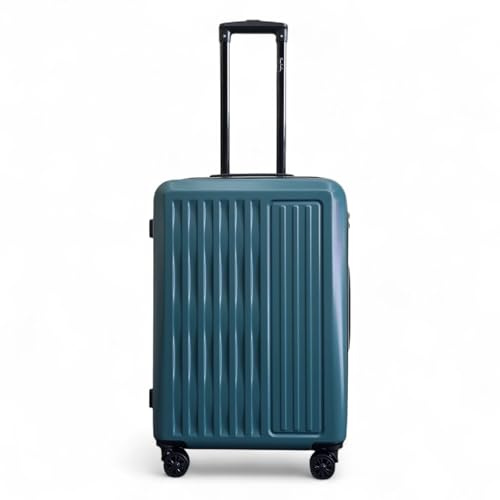 Infinity Leather Green ABS Hard Shell Suitcase Luggage Set Hard Side Travel Carry on Cabin Bag