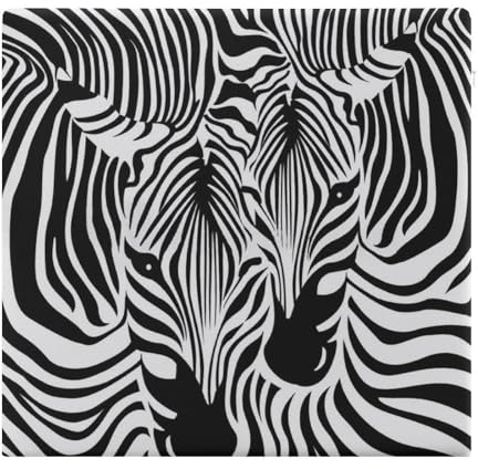 Lyfthologen Stuhlkissen, abstraktes Tier-Zebra-Sitzkissen, quadratisches Stuhlkissen für Yoga, Wohnzimmer, Balkon