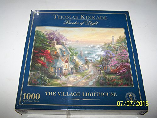 Thomas Kinkade- The Village Lighthouse, Painter of Light- 1,000 Piece Jigsaw