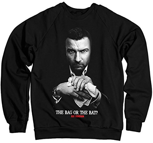 Ray Donovan Offizielles Lizenzprodukt The Bag Or The Bat Sweatshirt (Schwarz) XX-Large