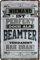 WOGEKA ART Retro Blechschild - Niemand ist perfekt, doch als Beamter - witziger Spruch als Geschenk-Idee zum Geburtstag Weihnachten Dekoration 20x30 cm Vintage-Design Metall 2144