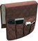 Sofa Armrest Caddy Organizer Storage Armrest Chair Desk Sofa Organiser Non-slip TV Remote Control Handset Holder Couch Pocket Organizer for Phone Magazine Books Glasses Drinker Snack (Brown)