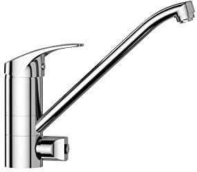 Yelcona Spültisch Armatur mit Geräteanschluss Küche Wasserhahn Spülmaschinenanschluss Spülbeckenarmatur Glänzende Küche Armatur Maschinenanschluss