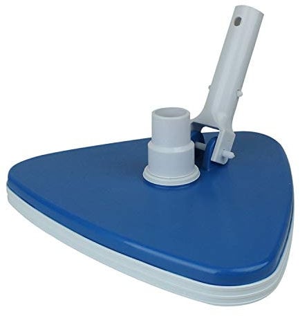 Linxor - Tête de balai aspirant triangulaire bleu pour manche standard ou télescopique
