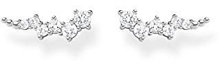 Thomas Sabo Ohrringe Ear climber weiße Steine silber 925 Sterling Silber H2157-051-14