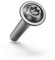 Tornillos de cabeza alomada con brida M6 × 12 (ISO 7380-2 TORX, Acero inoxidable A2, Rosca completa) TX30 – 25 Unidades