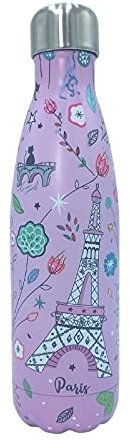 Bouteille isotherme 500 ml La Parisienne Rose