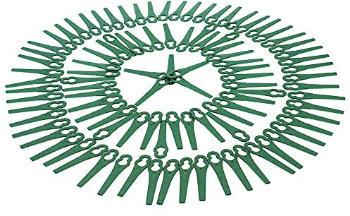 MQEIANG 100 PKS Elektrische Trimmer-Klingen für Bosch ART18 Lion Akku Art23 Accu Art23 Easytrim Accu Art23 Accutrim F016800177 F016800008