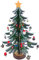 ITODA Weihnachten Deko Baum Mini Weihnachtsbaum DIY Miniatur Christbaum Künstlich Tannenbaum Rot Grün Weihnachtsdeko Holz Weihnachtsschmuck Stehend Christbaumschmuck Holzdeko Zimmer Fensterbank Tisch