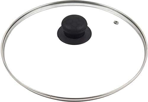YSAMAX Transparent Glass Saucepan Lid - 24 cm, Set of 1