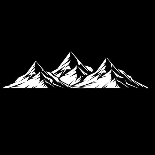 Facynde Berge Aufkleber Aufkleber für Auto - Karosserie-Dekorations-Aufkleber,Vinyl-Kiefernbaum-Aufkleber, Kofferraum- oder Heckklappen-Emblem-Aufkleber, Laptop-Wasserflasche-Wald-Grafik