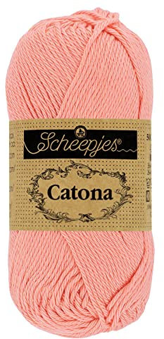 Scheepjes - Scheepjes Catona 264 Light Coral Yarn - 10x50g