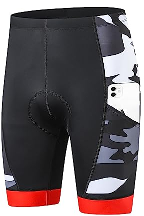 UGLY FROG PTFBA01 Gepolsterte Fahrradhose kurz Atmungsaktive schnelltrocknende stoßfeste Herren Fahrrad Hosen Radhose Mit Taschen