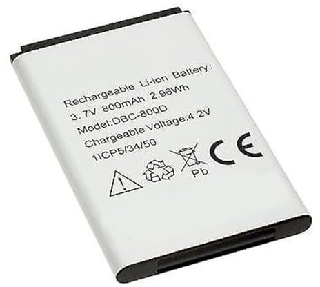 Ukkipower 3.7V 800mAh DBC-800D DBC-800A DBC-800B 1ICP5/34/50 Ersatz Akku Kompatibel mit PhoneEasy 500 506 508 510 6520 6050 6526 6030 6620 65xx Mobile Phone Batterie