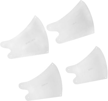 STOBOK Kinderwerkzeuge 1 Satz 4St Selbstgemachte Maskenvorlage Vorlage für die Maskenherstellung Gaze-Vorlage werkzeug Nähmaske Vorlage Zubehör zur Maskenherstellung Acryl Schutzmaske