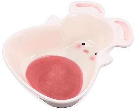 DOITOOL Keramik Hamsternapf für Kleintiere Robust Kippsicher für Trocken und Nassfutter Geeignet für Käfig
