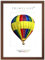 PrimeLuxe Holz Bilderrahmen 32 x 45 cm (Bildmaß) in Wenge Braun | Farbe und Größe wählbar | Rahmen für Poster | Puzzle | Foto collage | MADE IN GERMANY