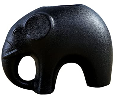 POPETPOP Large Fake Plants Succulent Pots Ceramic Elephant Flowerpot Boho Home Decor Accessories