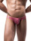 ohyeahlady Grande Taille Mini Slip Homme Taille Basse Sexy String Mesh Homme Chic Hot Jockstrap Slip Homme Chic Tanga Poche Bikini sous Vetement Slip de Bain Mini String(L,Rose)