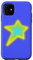 Hülle für iPhone 11 Leuchtend blaue Stern-Aura