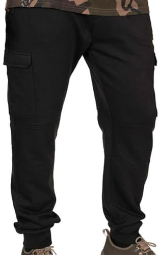 Fox LW Black/Camo Combat Joggers - Angelhose, Größe:S