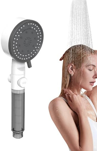 Duschkopf mit Filter | Abnehmbarer 10- Duschkopf für Badezimmer | Badezimmer Duschzubehör Zubehör für Kinder Familie Männer Frauen