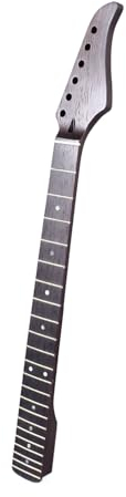 SPYMINNPOO 22 B¨¹nde Gitarrenhals, E-Gitarren-Ersatz-Wenge-Gitarren-Griffbretthals f¨¹r Suhr ST E-Gitarren-DIY-Gitarrenprojekt