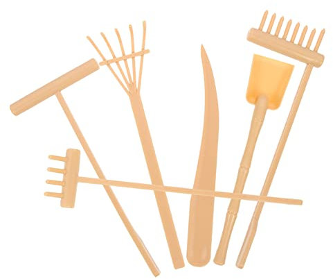 Vaguelly 12pcs Rake Crafts Table Rake Zen Garden Accessories Sand Art Sandbox Tool for Boys and Girls Sensory Bin
